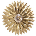 1 Light Antique Gold Wall Sconce