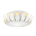 Broche 3 Light Matte White Ceiling Mount