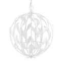Broche 4 Light Matte White Chandelier