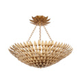 8 Light Antique Gold Chandelier