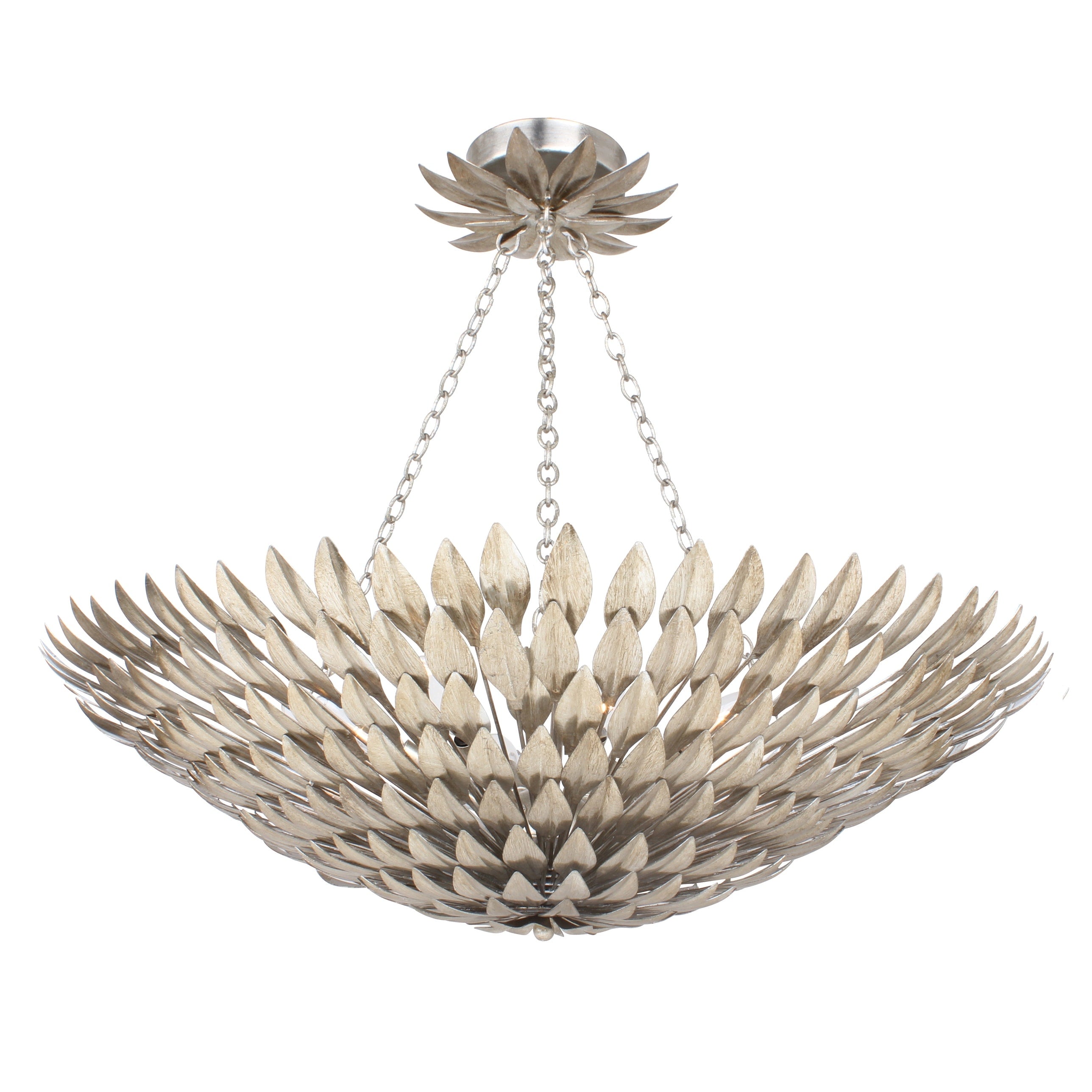 8 Light Antique Silver Chandelier Antique Silver
