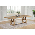 The Gray Barn Noon Blaze Trestle Base Rectangle Dining Table