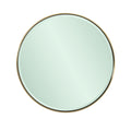 Broidy Round Mirror Emerald Green