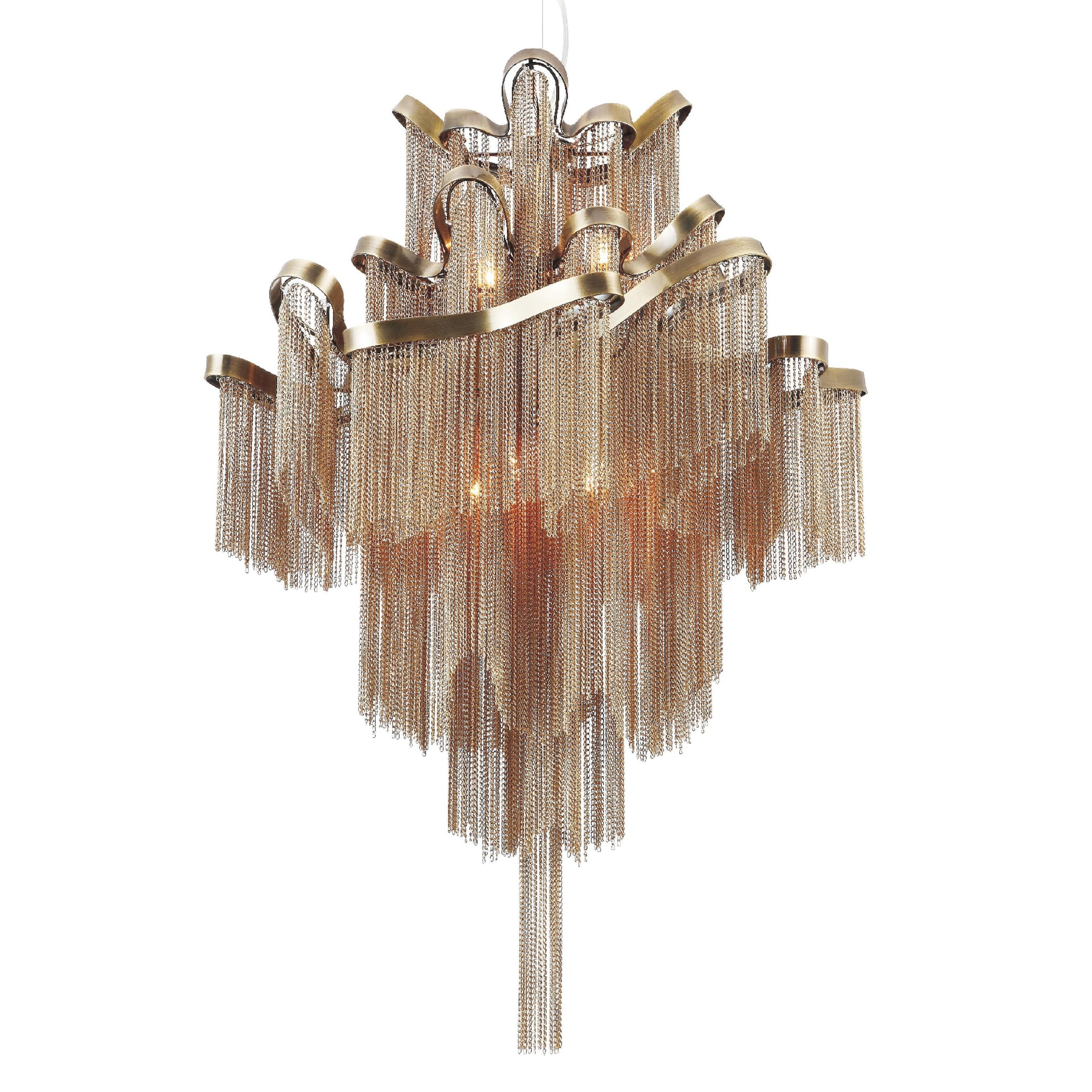 Bronze Aluminum Chain Lighting