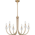Bronze Gold Chandelier From The Remy Collection