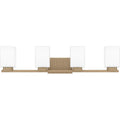 Bronze Gold Four Light Bath From The Joyner Collection