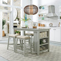 Brook Creek Grey 5 Piece Rectangular Counter Set