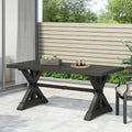 Brookdale Outdoor Aluminum Dining Table By Christopher Knight Home