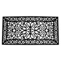 Brooklyn Black Rubber Door Mat 24 X 48