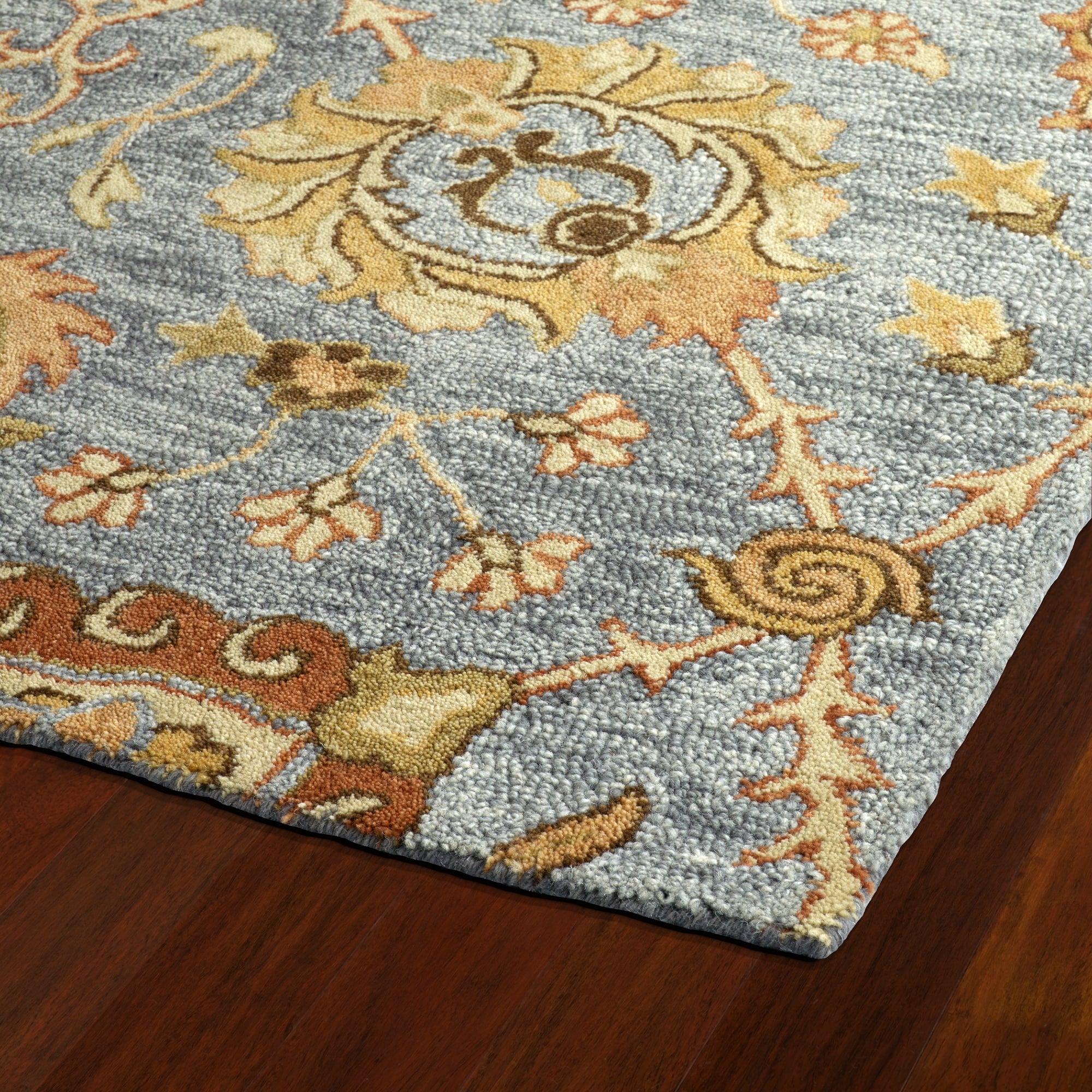 Hand Tufted Felicity Majestic Demin Wool Rug 8 X 11