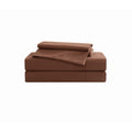 Brooklyn Loom Solid Cotton Percale Sheet Set