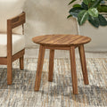 Brooklyn Outdoor Acacia Wood Side Table By Christopher Knight Home 22.00 L X 22.00 W X 18.00 D