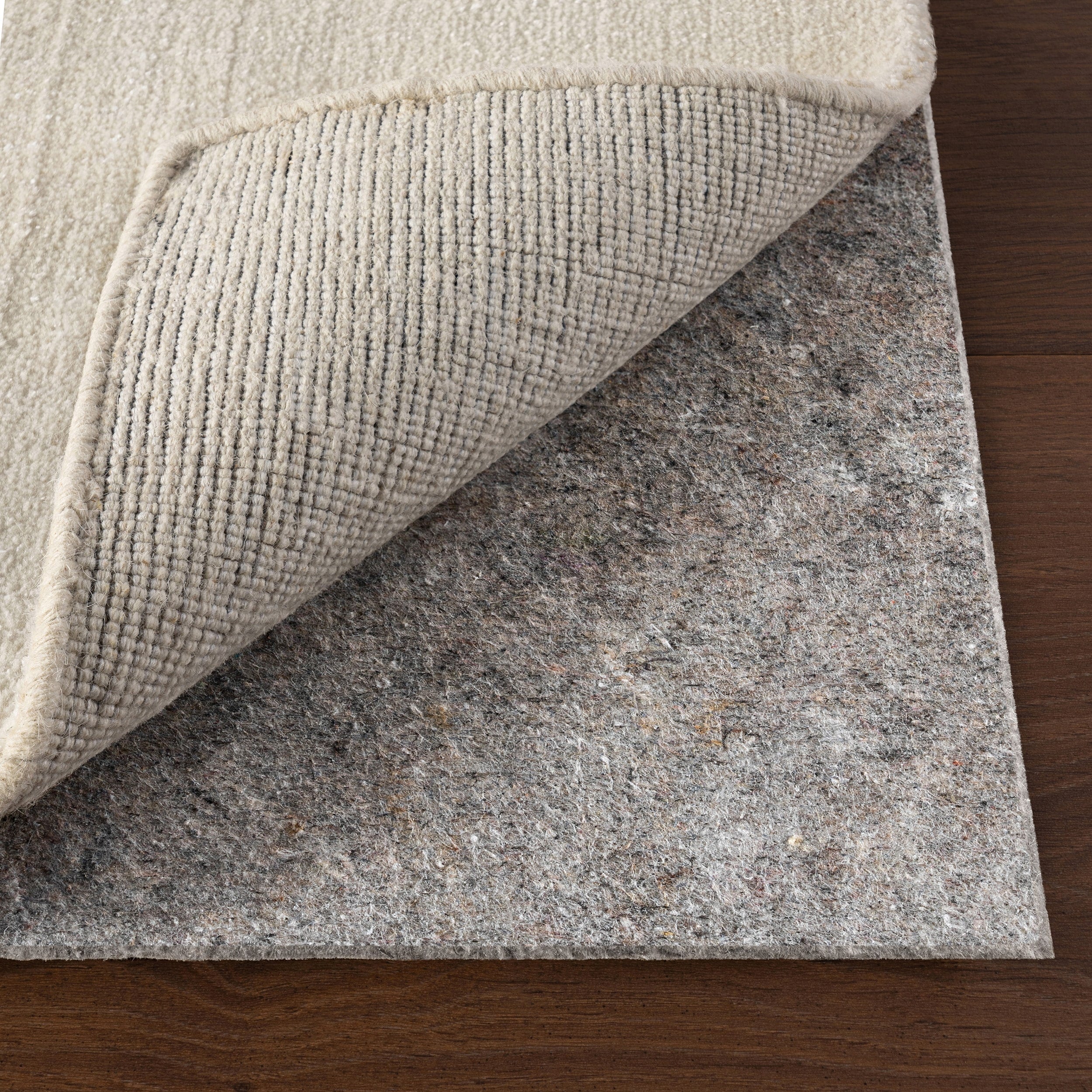 Nuloom Ultra Premium Eco Friendly Non Slip Felt Thick Rug Pad Grey
