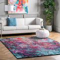 The Curated Nomad Stella Abstract Multicolor Rug 67 X 9