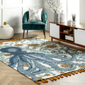 Nuloom Handmade By Thomas Paul Cotton Printed Octopus Area Rug 2 8 X 12 Runner