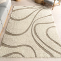 Nuloom Luxuries Posh Ivory Shag Rug 8 X 10