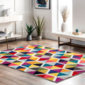 Nuloom Contemporary Triangle Mosaic Multi Rug 5X 8 5 X 8