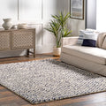 Temple Soft And Plush Solid Chevron Shag Rug