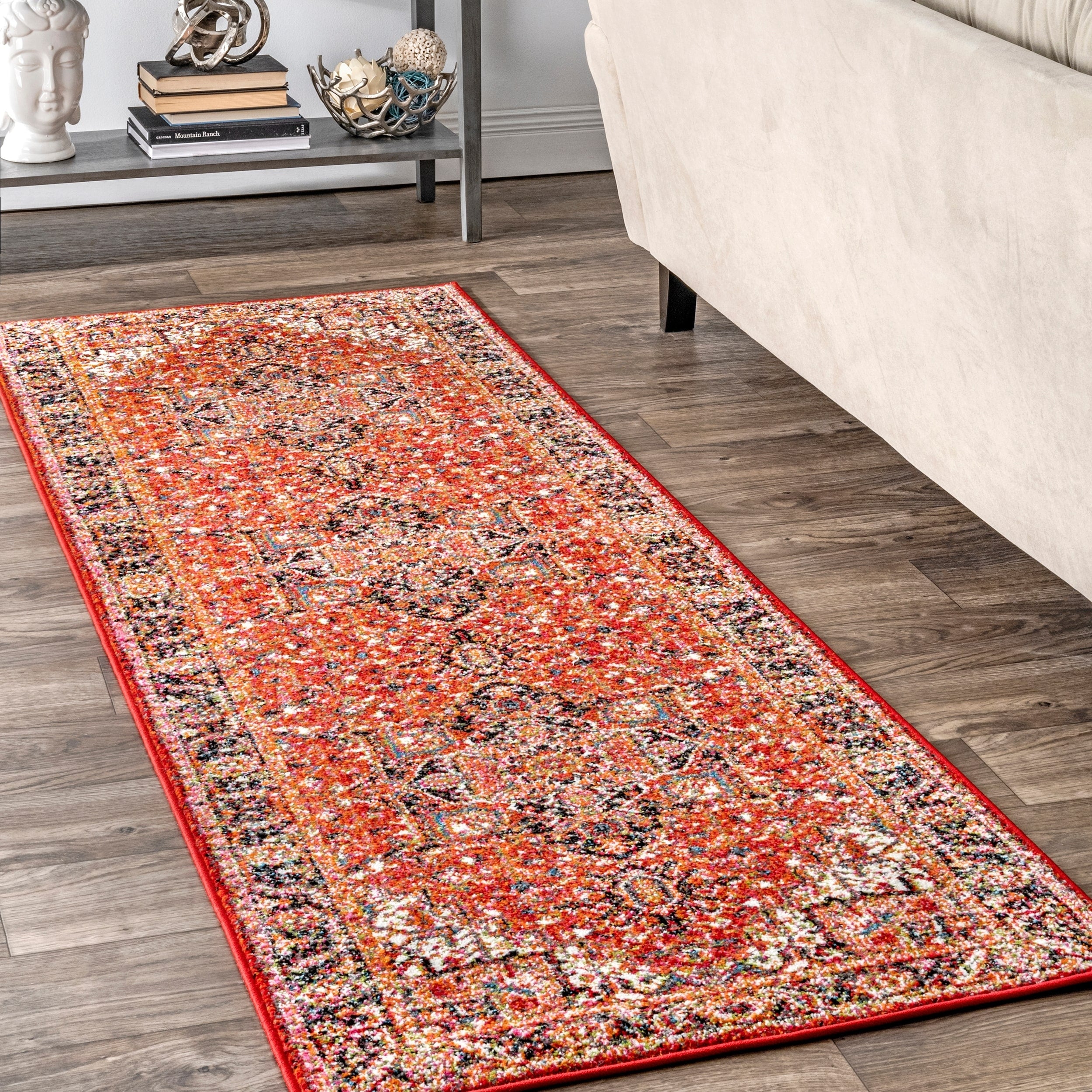 Copper Grove Vardenis Traditional Indoor Outdoor Bloom Border Area Rug