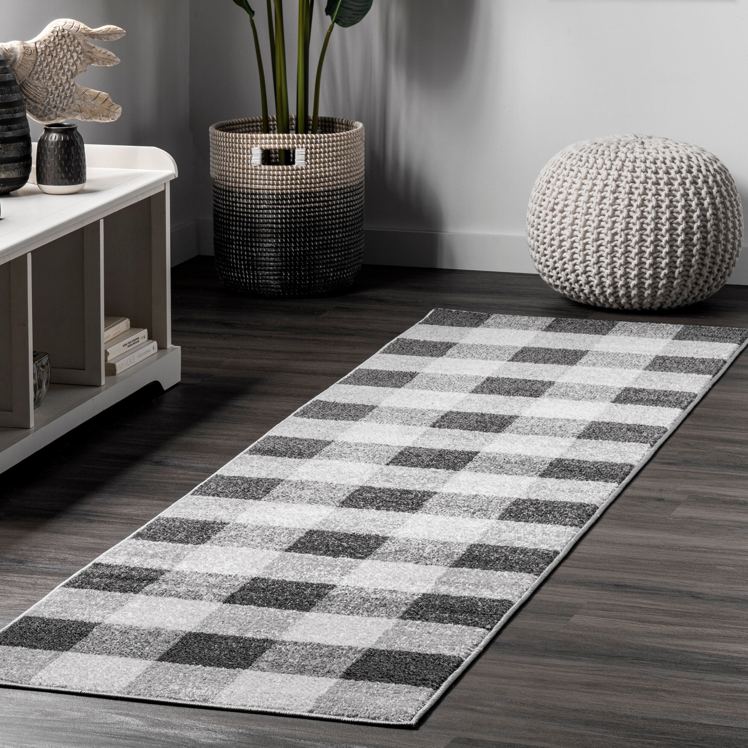 Porch Den Trojan Buffalo Plaid Area Rug