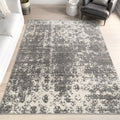 Porch Den Seigel Granite Mist Shades Grey Rug 76 X 96