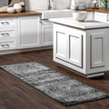 Nuloom Transitional Vintage Elena Faded Persian Border Area Rug