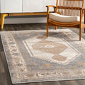 Porch Den Knox Ridge Vintage Medallion Area Rug