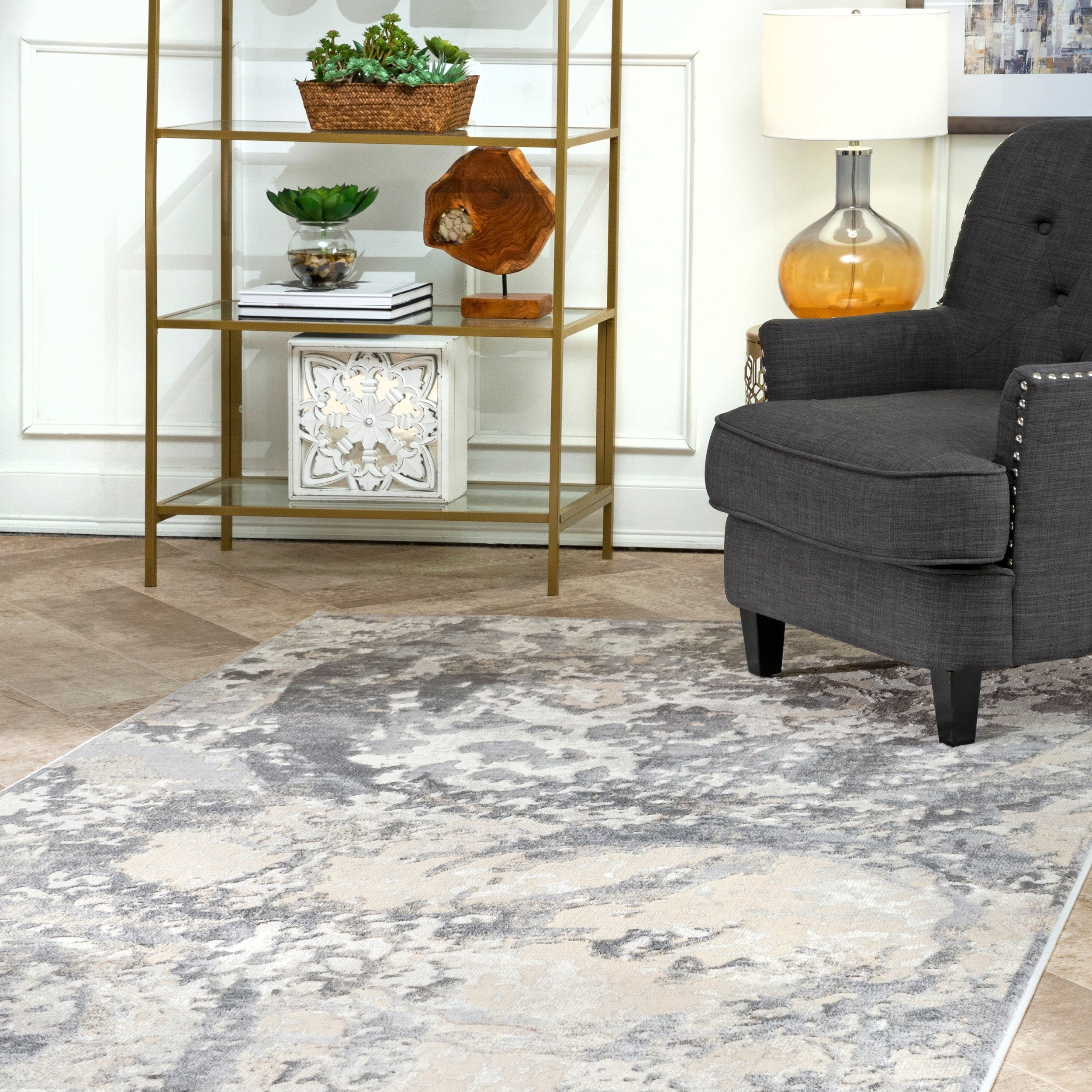 Porch Den Connett Vintage Abstract Area Rug