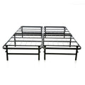 Brookside Queen Size Platform Bed Frame And Box Spring In One Foldable Bed Base