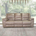 Brown Finish Sofa Reclining 1Pc Pillow Top Arms