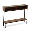 Brown Wood Metal Ingrid Console