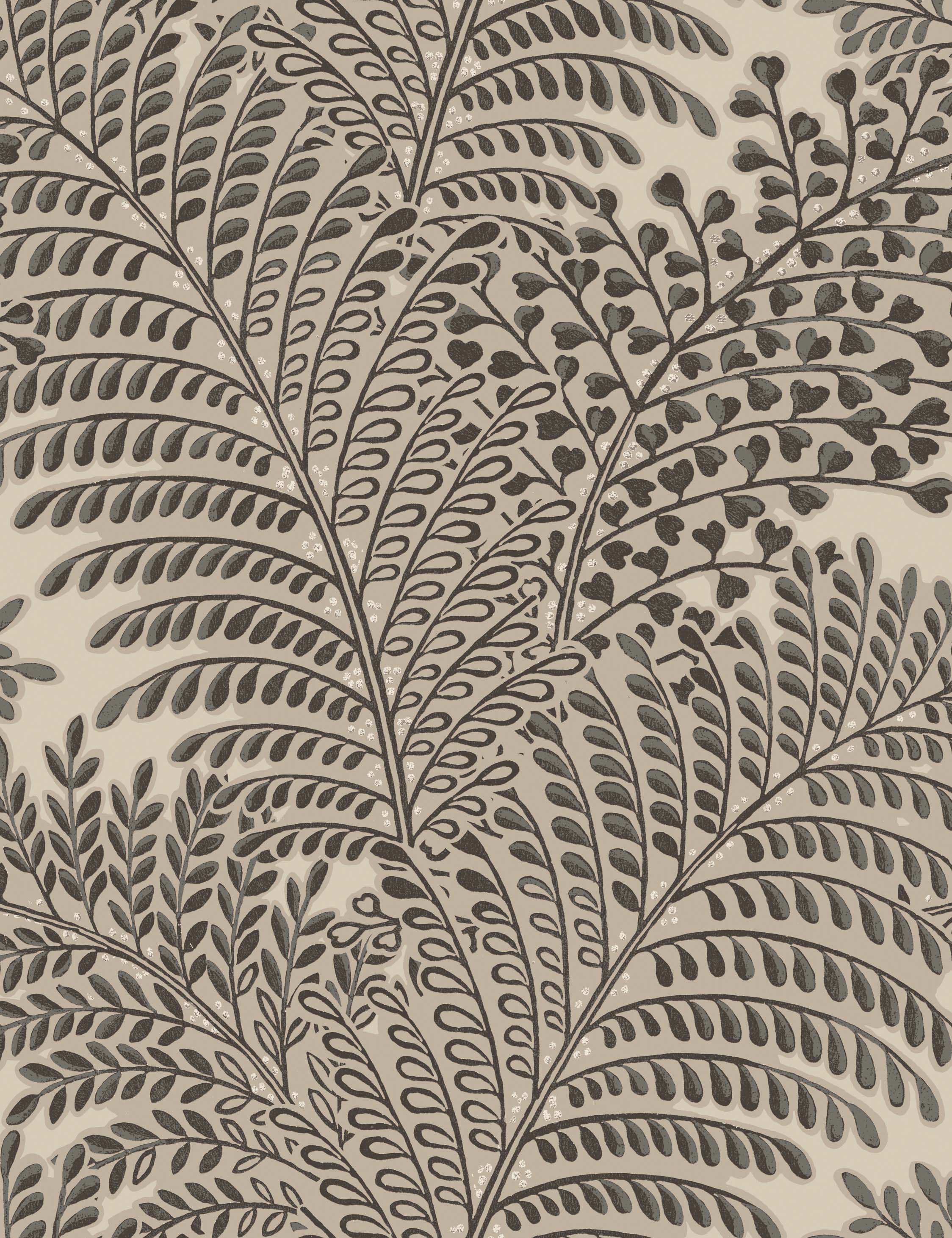 Bruni Wallpaper Swatch, Ivory