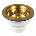 Brushed Gold 3.5 Basket Strainer Brushed Gold