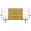Brushed Gold Bathroom Vanity Light From The Kolt Collection