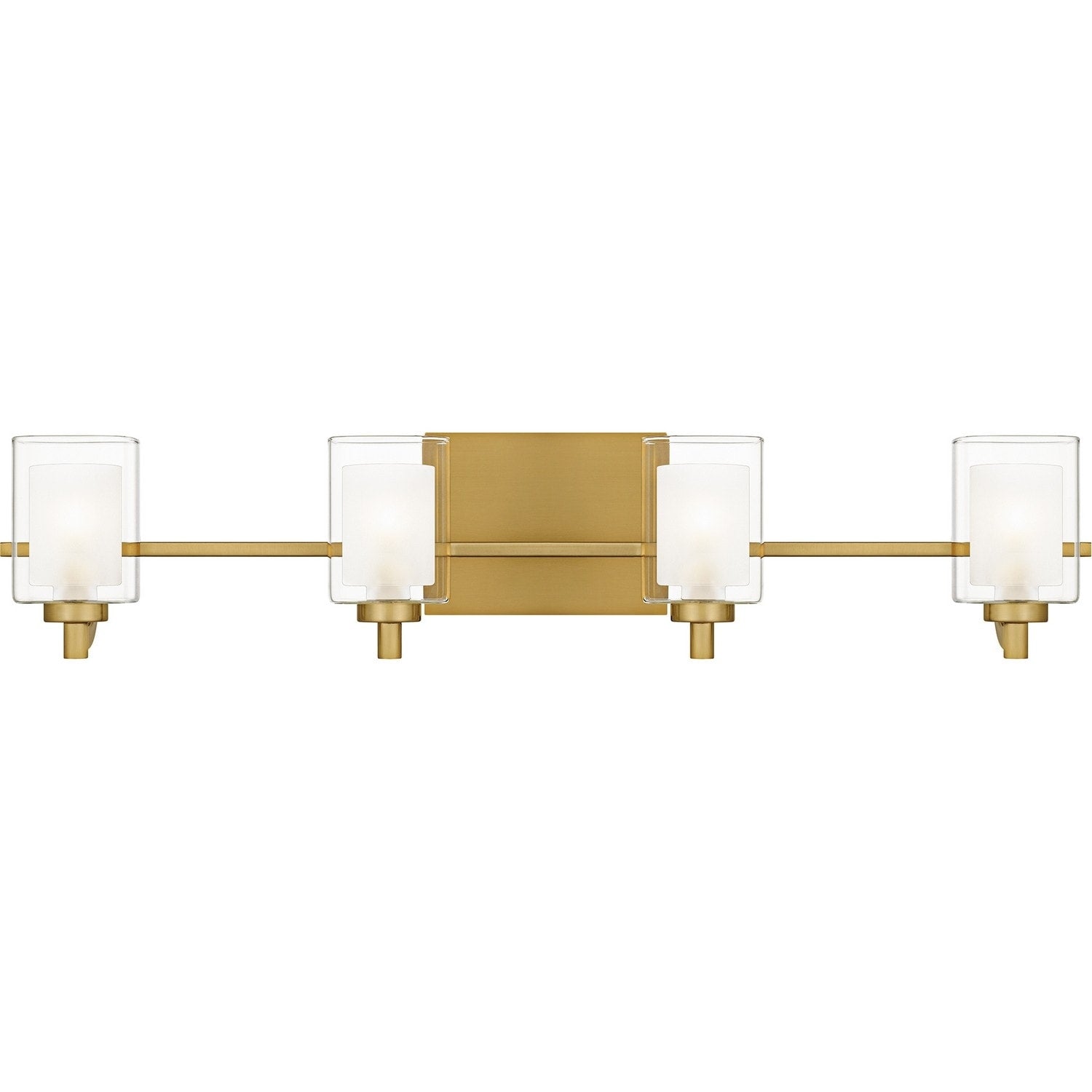 Brushed Gold Bathroom Vanity Light From The Kolt Collection