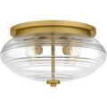 Brushed Gold Flush Mount From The Gatonby Collection