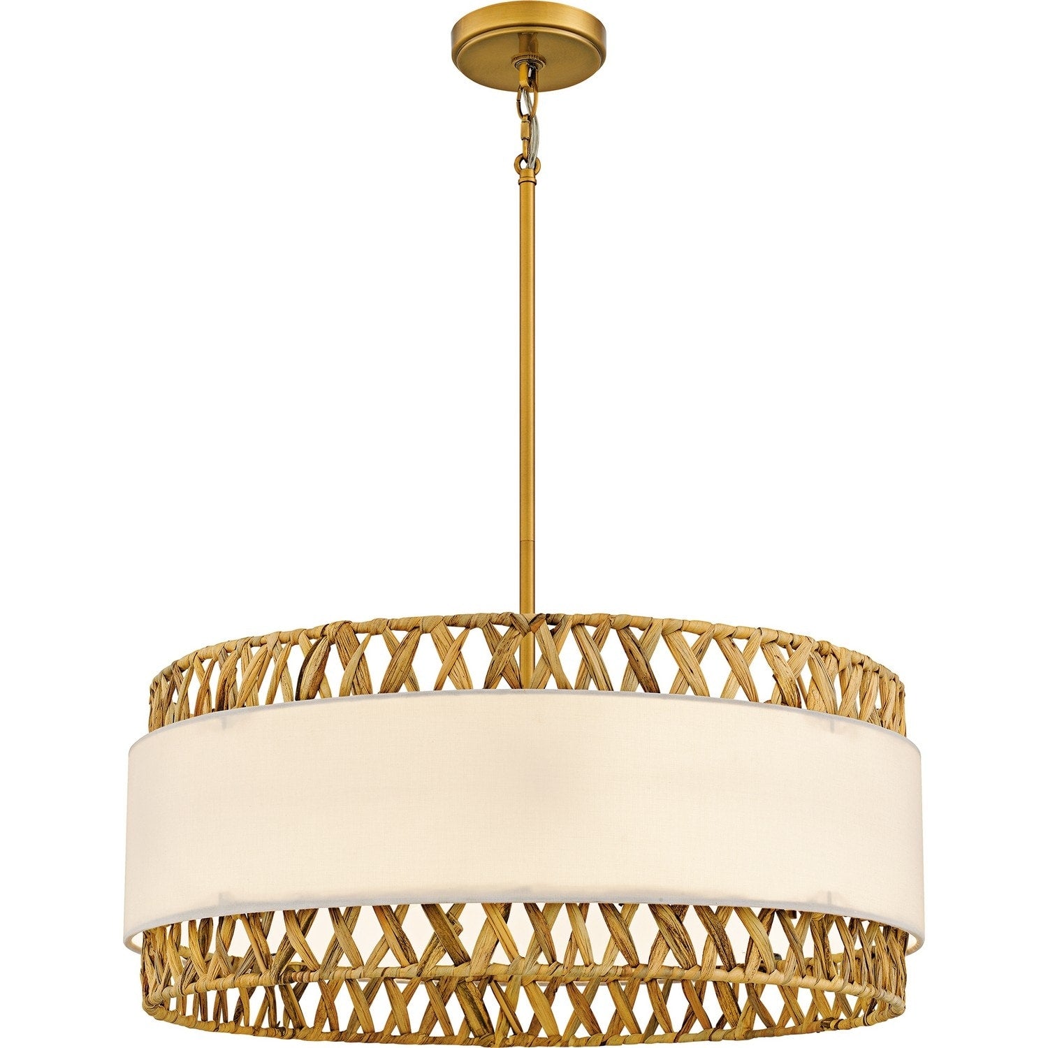 Brushed Gold Pendant From The Kate Collection