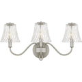 Brushed Nickel Bathroom Vanity Light From The Mckinney Collection