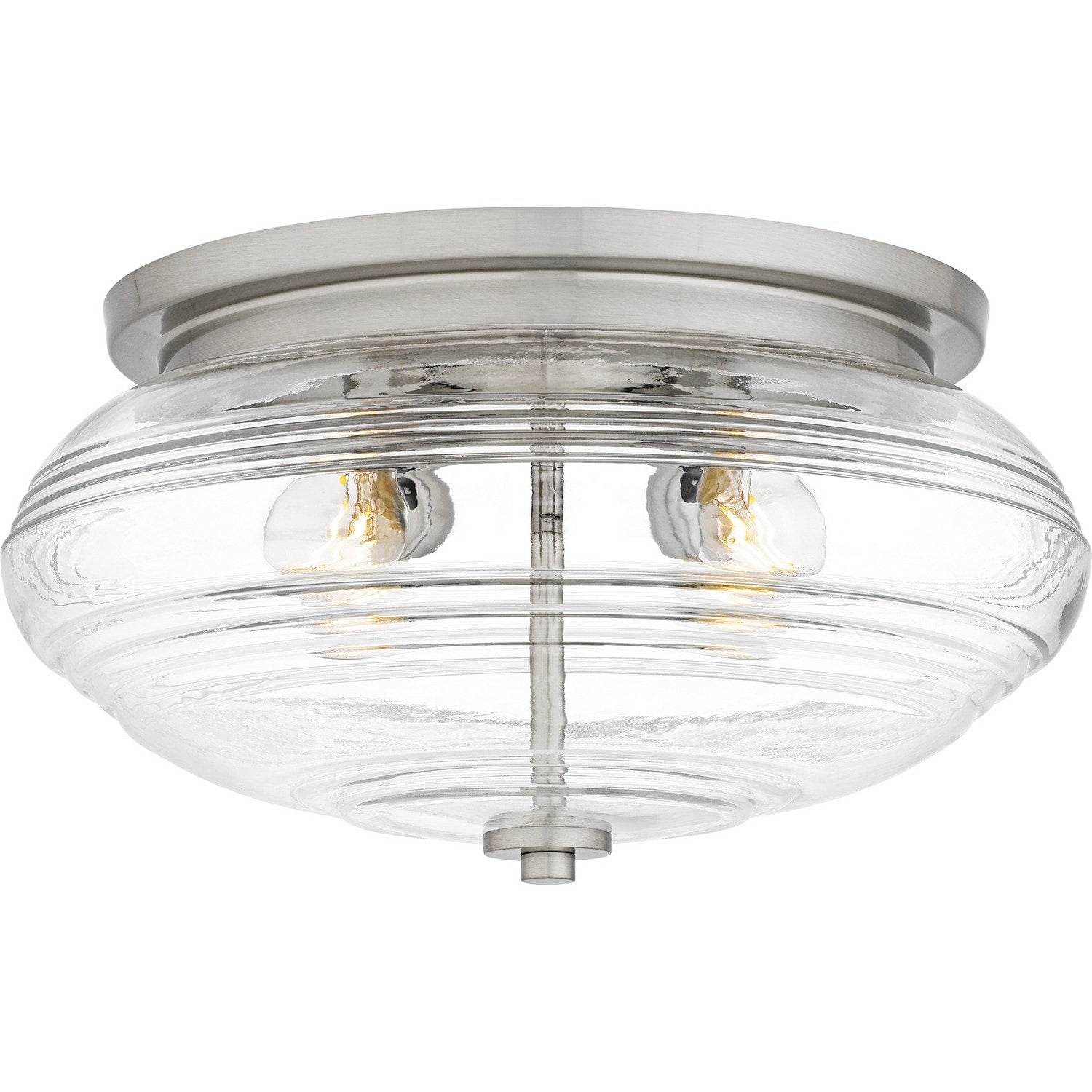 Brushed Nickel Flush Mount From The Gatonby Collection