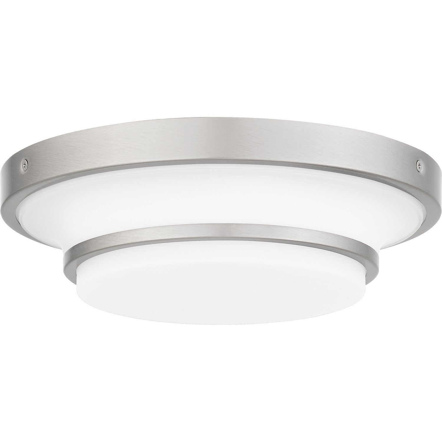 Brushed Nickel Led Flush Mount From The Cromwell Collection