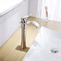 Waterfall Spout Single Handle Vessel Sink Bathroom Faucet