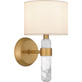 Brushed Weathered Brass One Light Wall Sconce From The Kimberly Collection