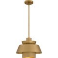 Brushed Weathered Brass Pendant From The Lumi Collection