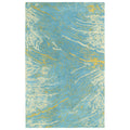 Hand Tufted Artworks Brown Waves Rug 96 X 13
