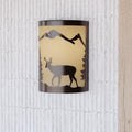 Vaxcel Bryce 8 Wall Sconce Burnished Bronze