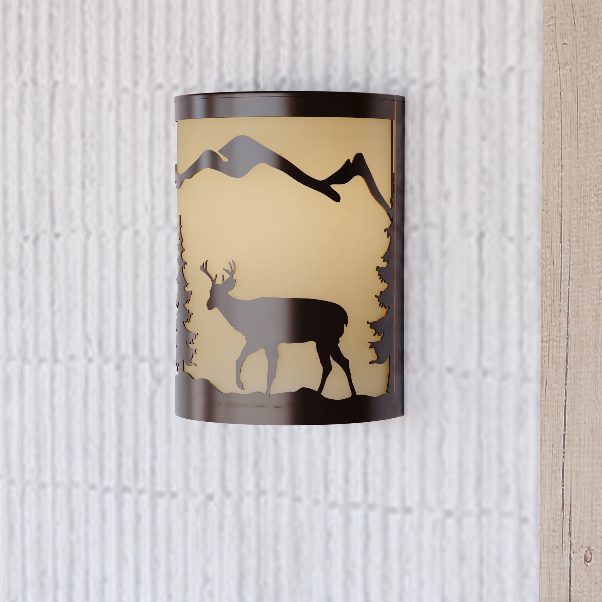 Vaxcel Bryce 8 Wall Sconce Burnished Bronze