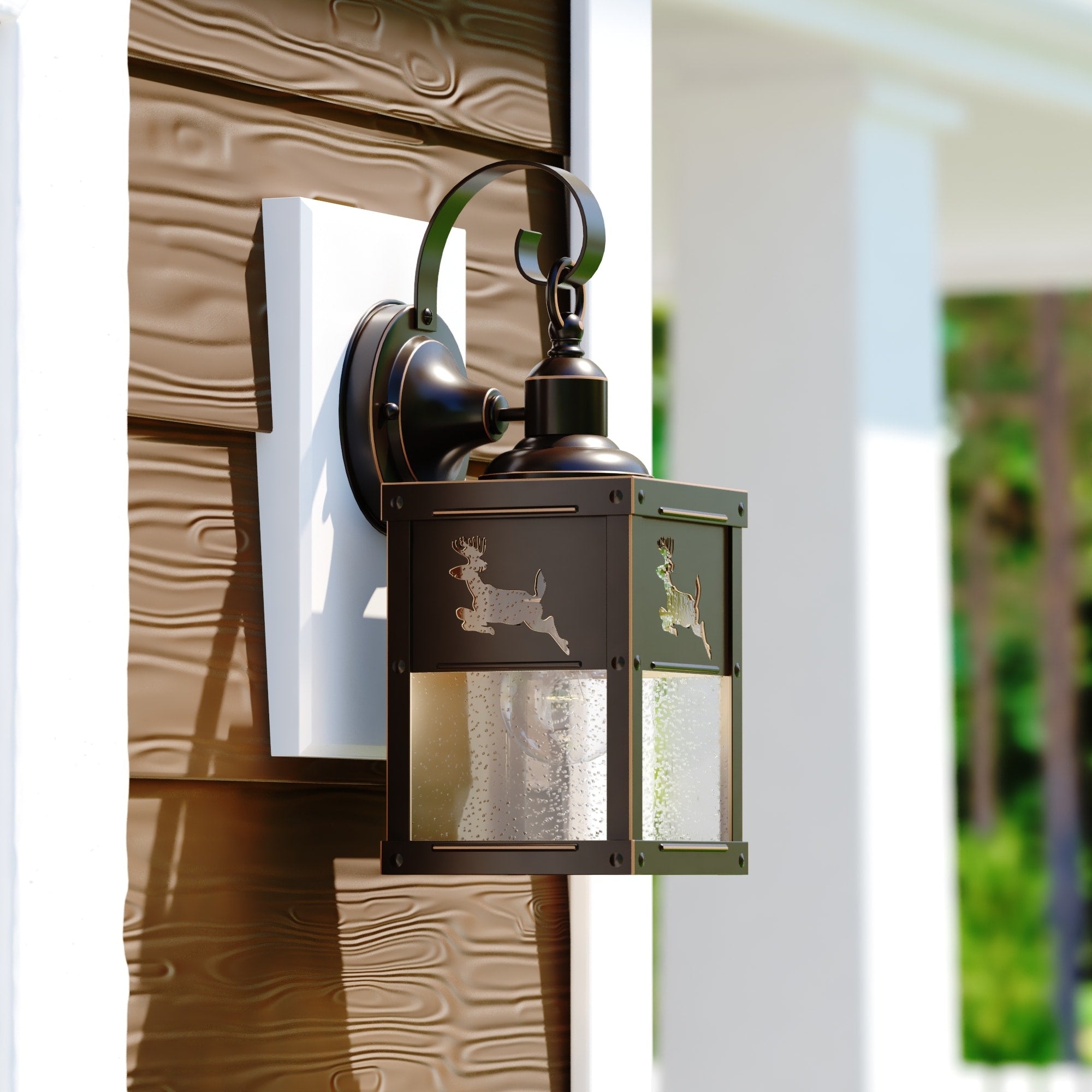 Vaxcel Bryce 5 Outdoor Wall Light Burnished Bronze