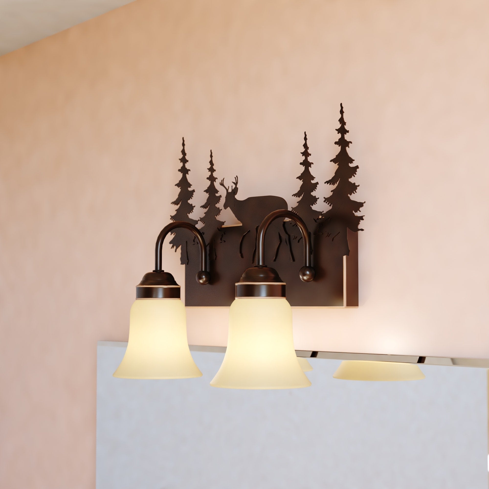 Vaxcel Bryce 2L Vanity Burnished Bronze