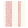 Brynn Pink Paisley Stripe Wallpaper 20.5In X 396In X 0.025In