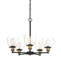 Bryson 5 Light Chandelier Antiqued